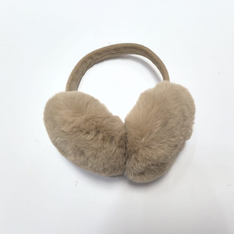 Beige kabelstickad scarf med guldmetallic-glans
